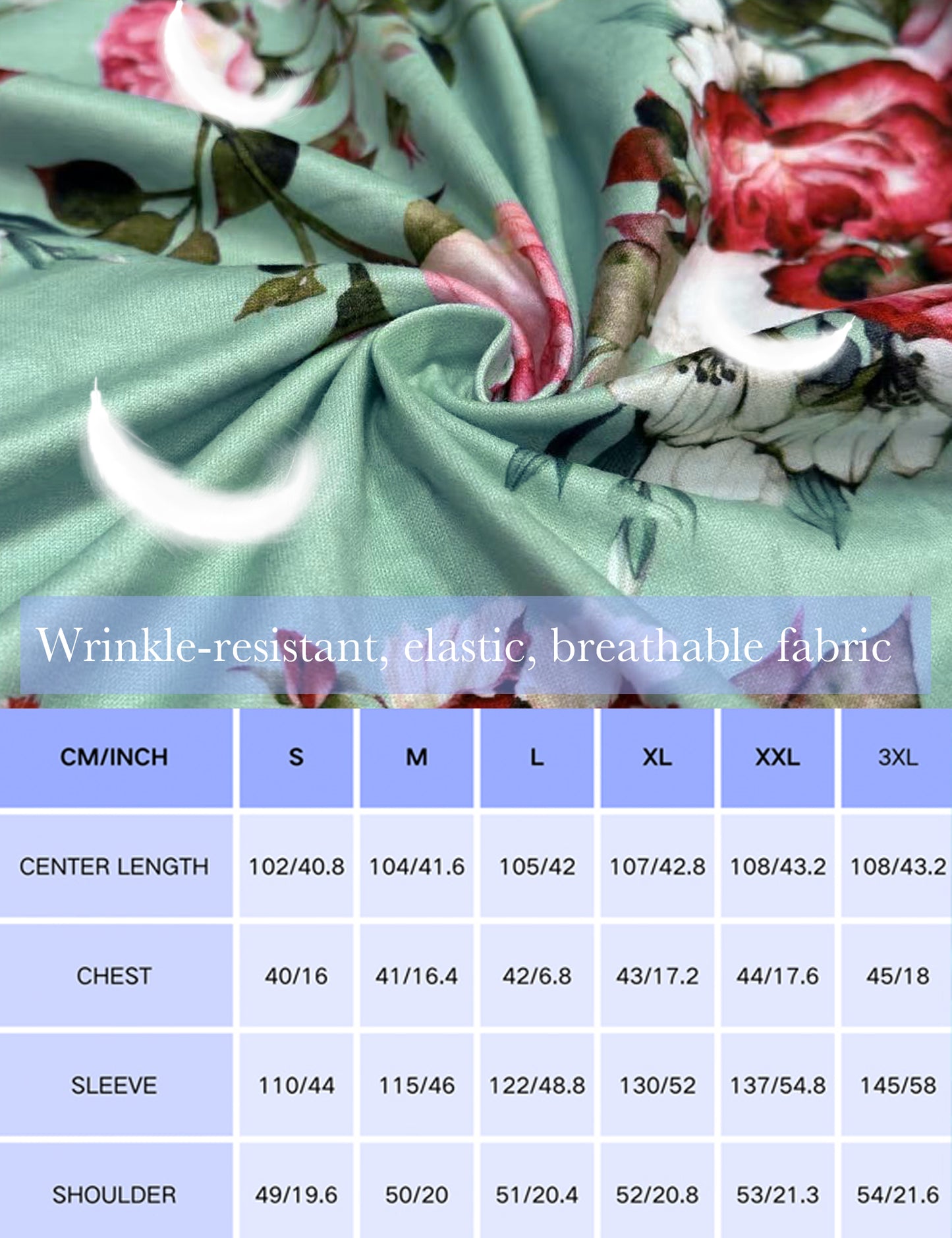 Hospital Gowns for Women Tear Away Snap 3/4 Sleeve Open Back Post Shoulder Surgery Dresses Delivery Nightgown S-3XL