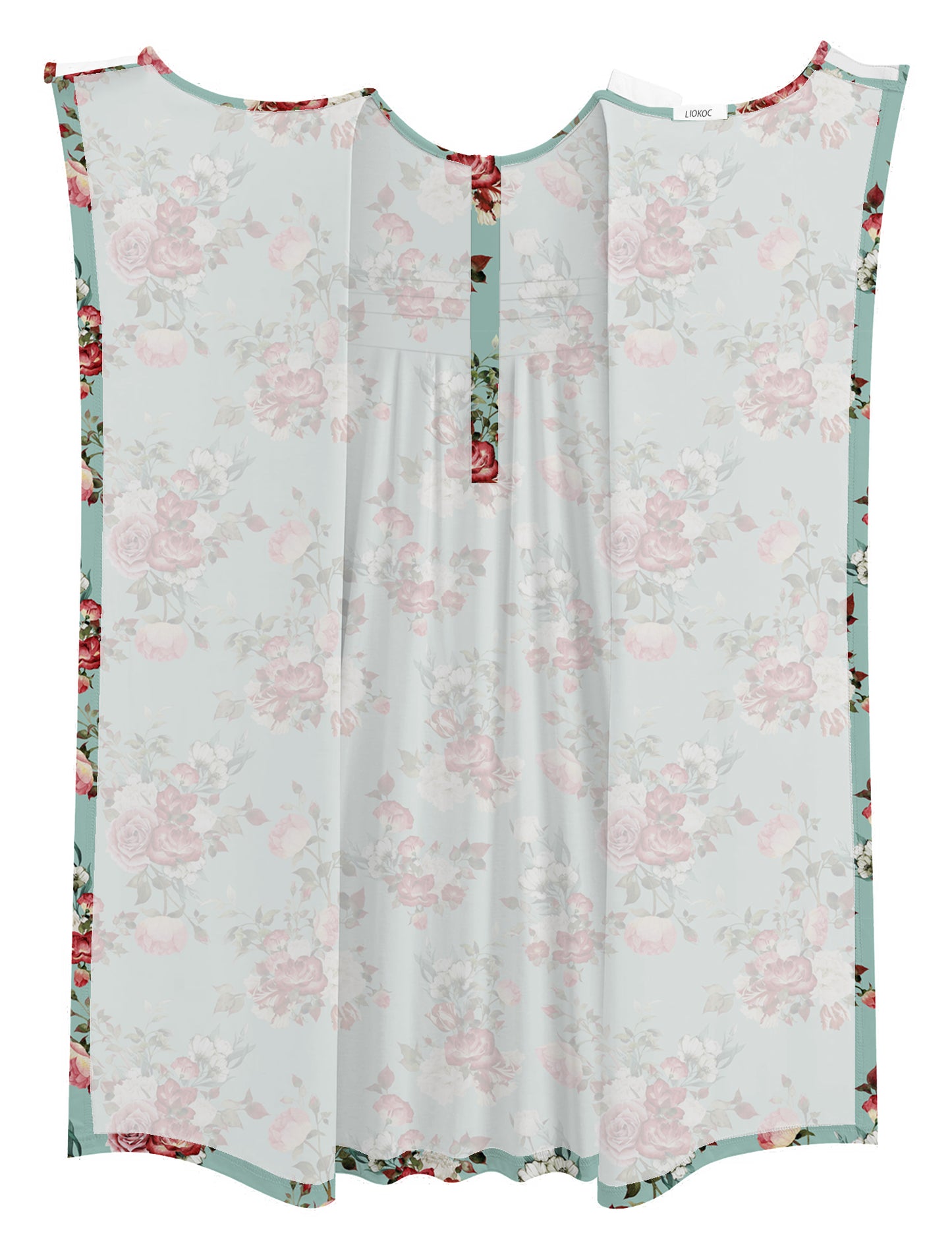 Hospital Gowns for Women Tear Away Snap 3/4 Sleeve Open Back Post Shoulder Surgery Dresses Delivery Nightgown S-3XL
